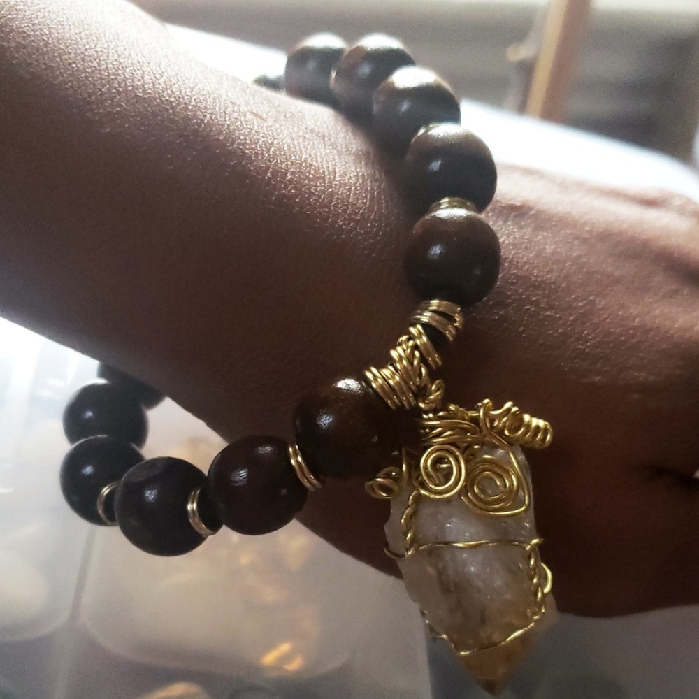 Handcrafted Natural Citrine Bracelet